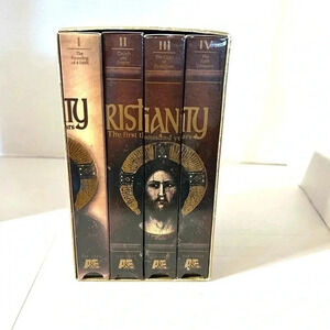 Christianity The First Thousand Years Set VHS 1999 4-Tape Box Set